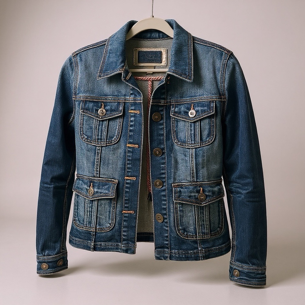 NOR Blue Denim Jacket sz M Discounted Shipping!!